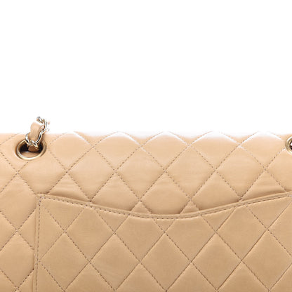 Chanel Lambskin Quilted Medium Double Flap Beige 15 of 19