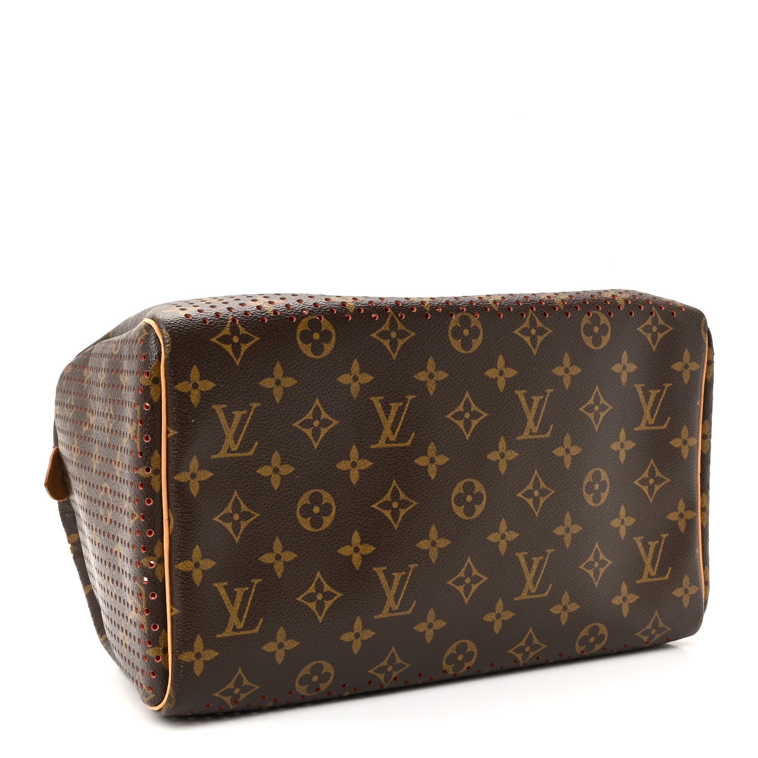 Louis Vuitton Monogram Perforated Speedy 30 Orange 4 of 9