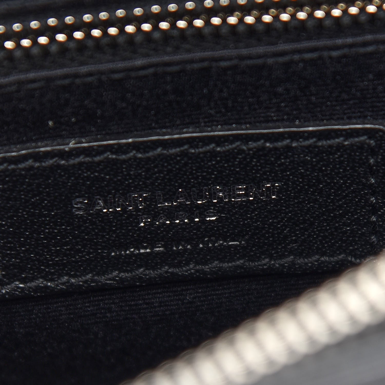 Saint Laurent Calfskin Y Quilted Monogram Medium Loulou Chain Satchel Black 6 of 8