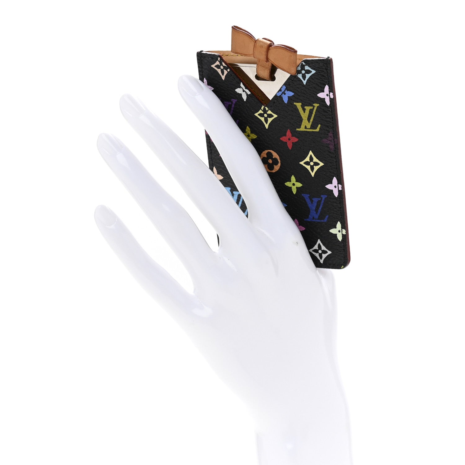 Louis Vuitton Monogram Multicolor Mirror and Case Pouch Black 2 of 9