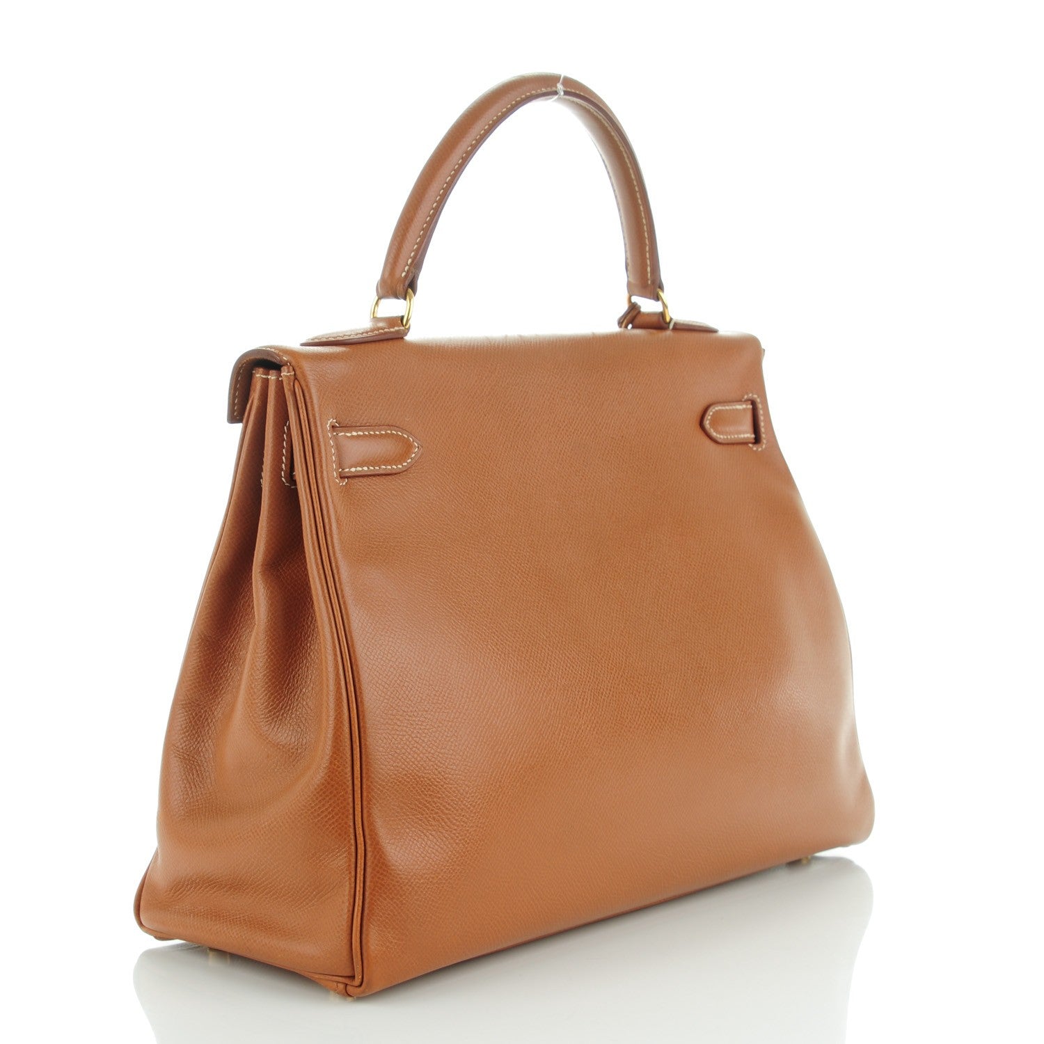 Hermes Courchevel Kelly Retourne 32 Gold 3 of 26