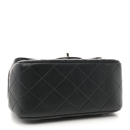 Chanel Lambskin Quilted Mini Square Flap Black 4 of 11