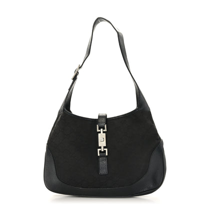 Gucci Monogram Jackie O Hobo Black 1 of 9