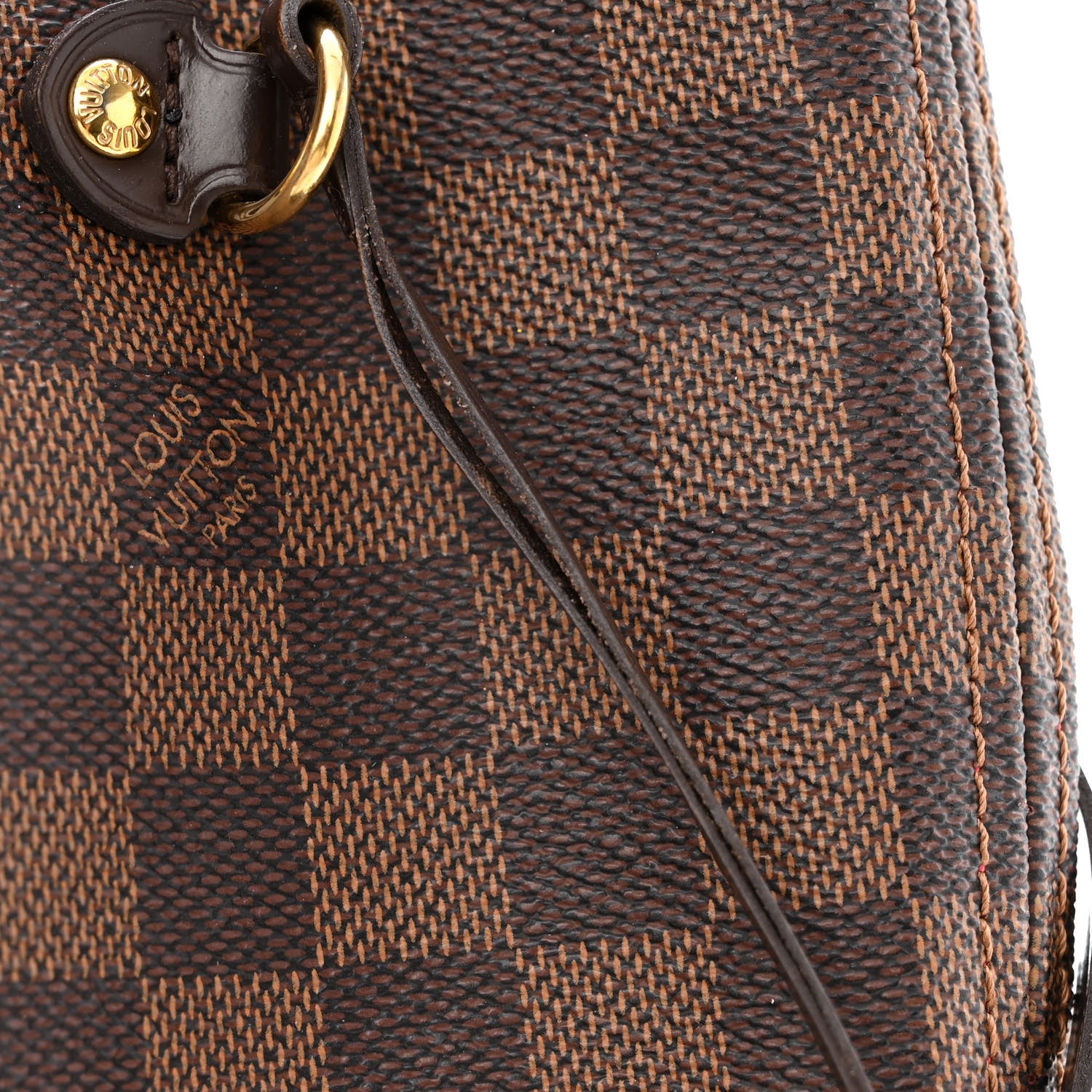 Louis Vuitton Damier Ebene Neverfull MM 18 of 19