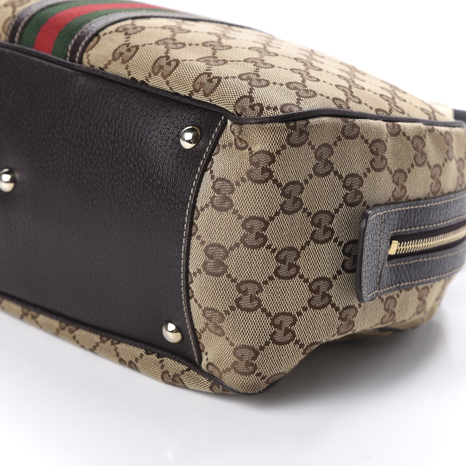 Gucci Monogram Web Blondie Bowler Brown 7 of 10