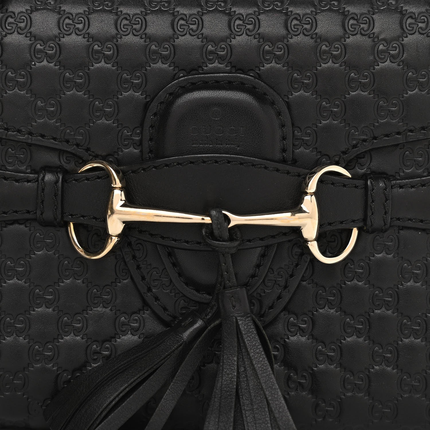 Gucci Microguccissima Mini Emily Shoulder Bag Black 8 of 11