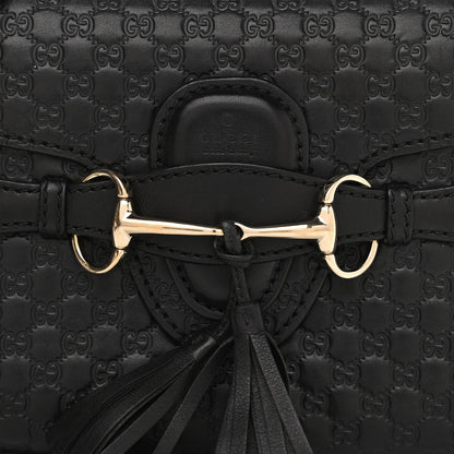 Gucci Microguccissima Mini Emily Shoulder Bag Black 8 of 11