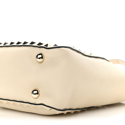 Valentino Garavani Vitello Mini Rockstud Tote Ivory 10 of 10