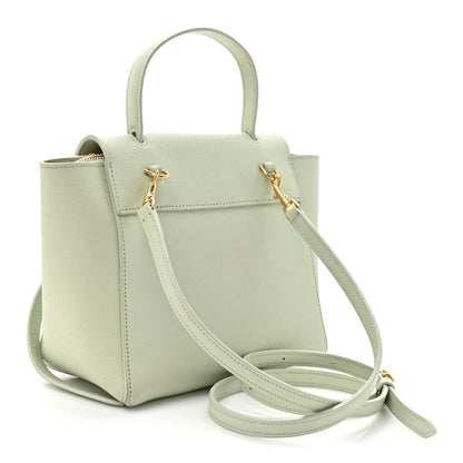 Celine Grained Calfskin Nano Belt Bag Jade 3 of 15
