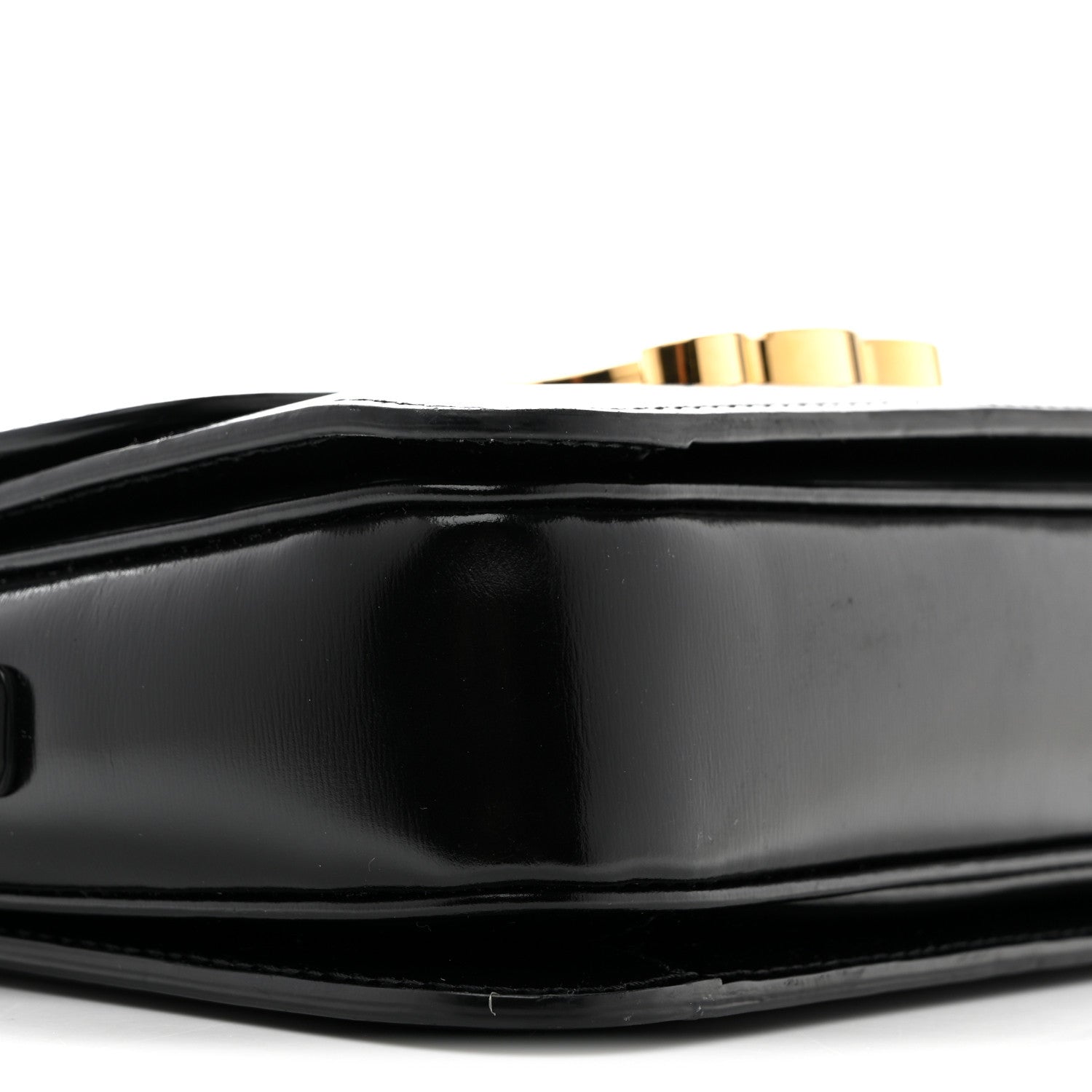 Celine Shiny Calfskin Teen Triomphe Black 9 of 11