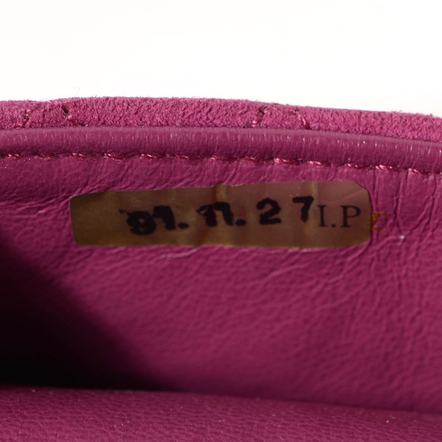 Suede Quilted Micro Flap Pink
