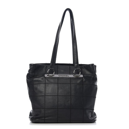 Chanel Caviar Square Stitched Tote Black 1 of 9