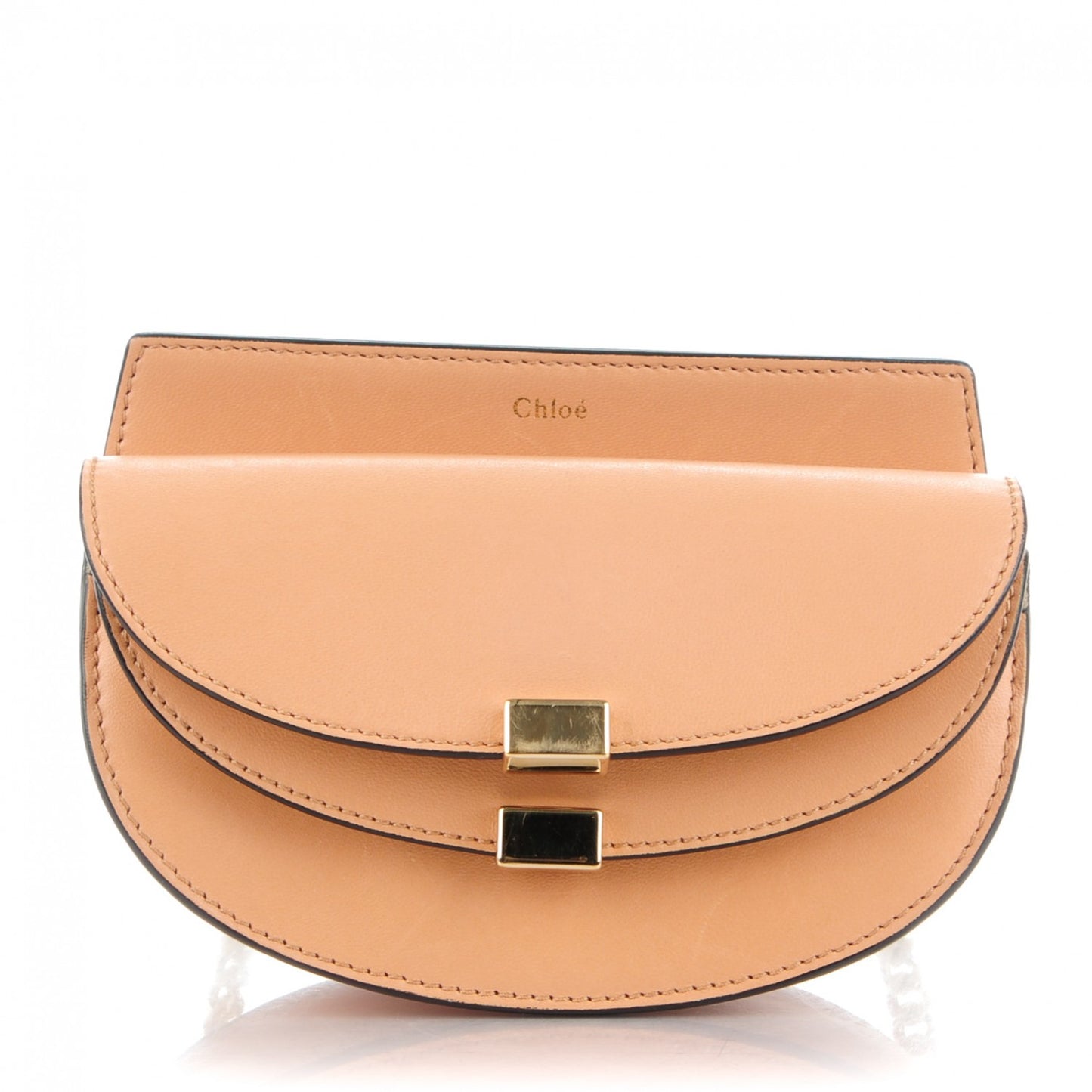 Lambskin Nano Georgia Crossbody Bag Misty Beige