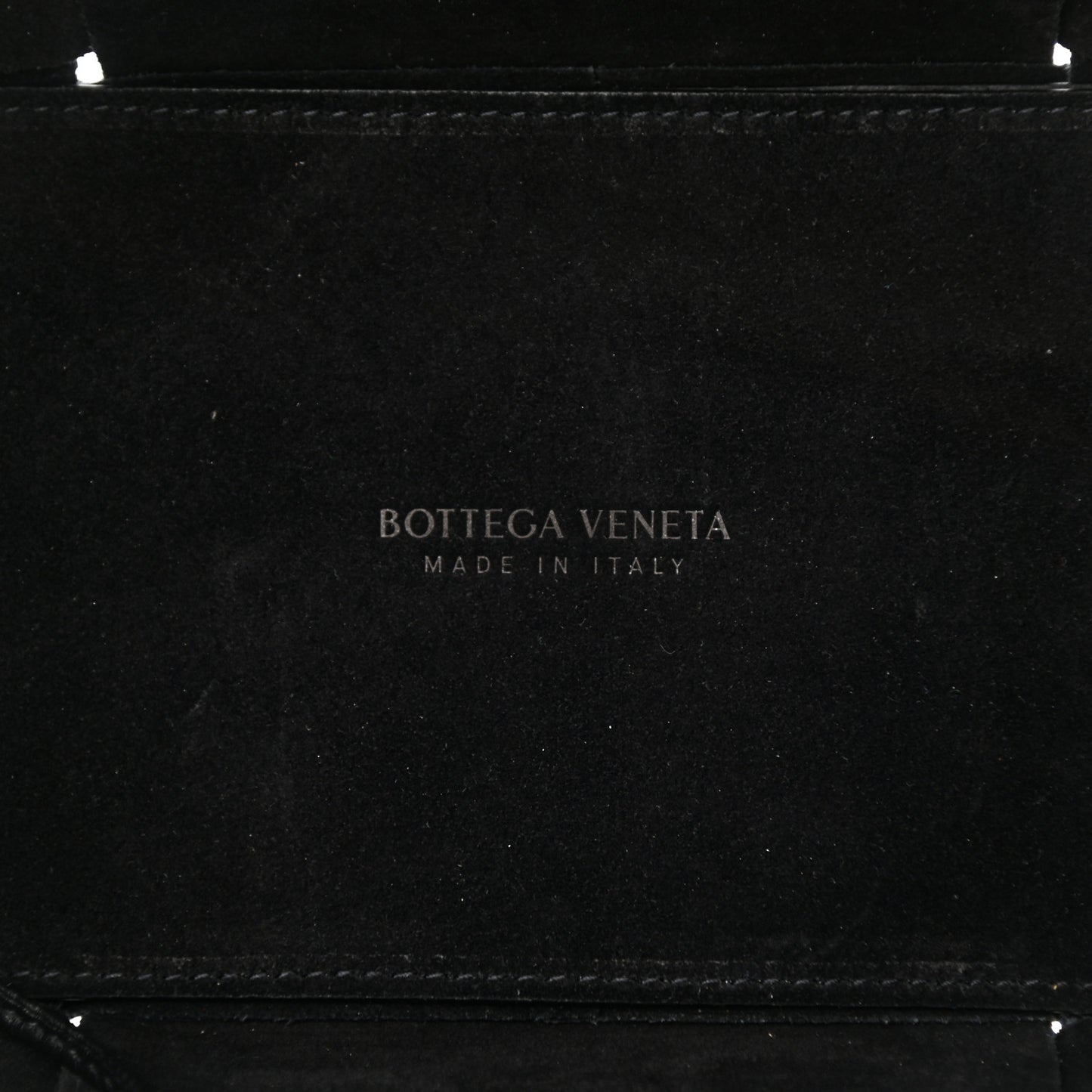 Grained Calfskin Maxi Intrecciato Arco Tote Black