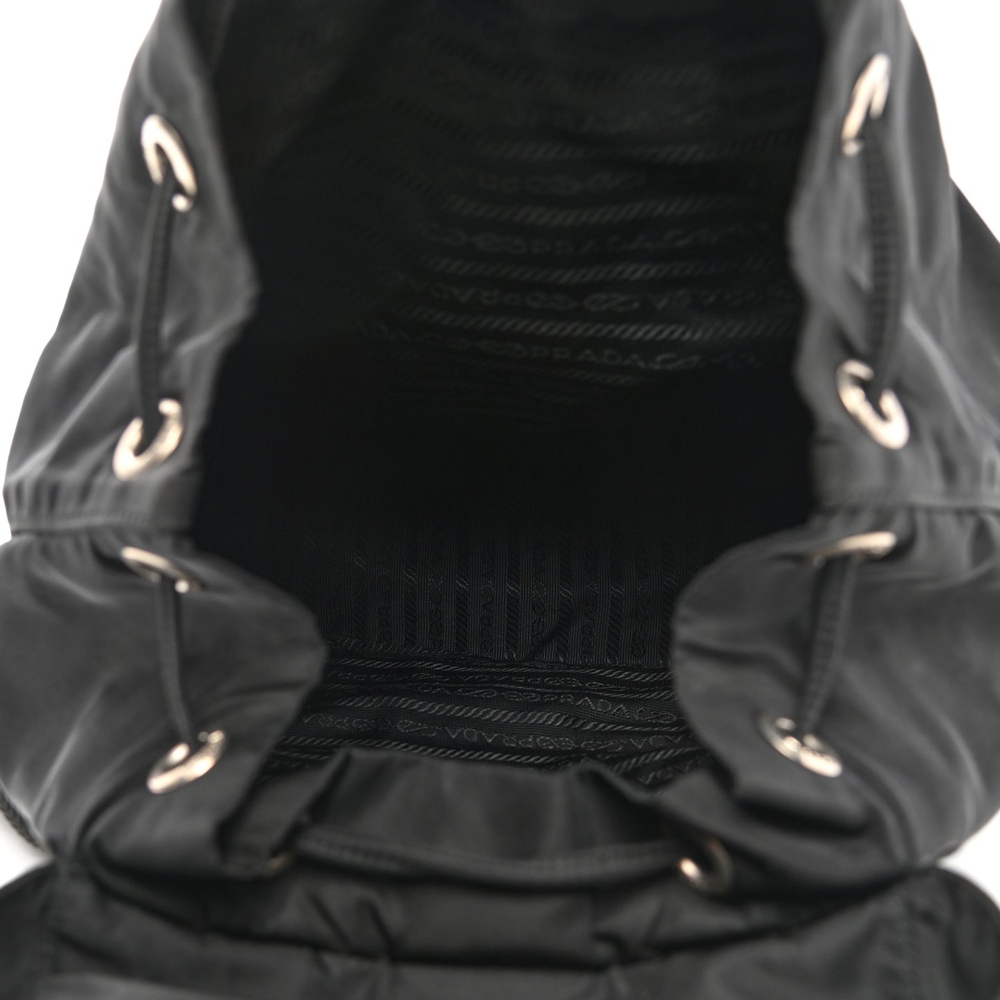 Tessuto Nylon Vela Medium Backpack Black