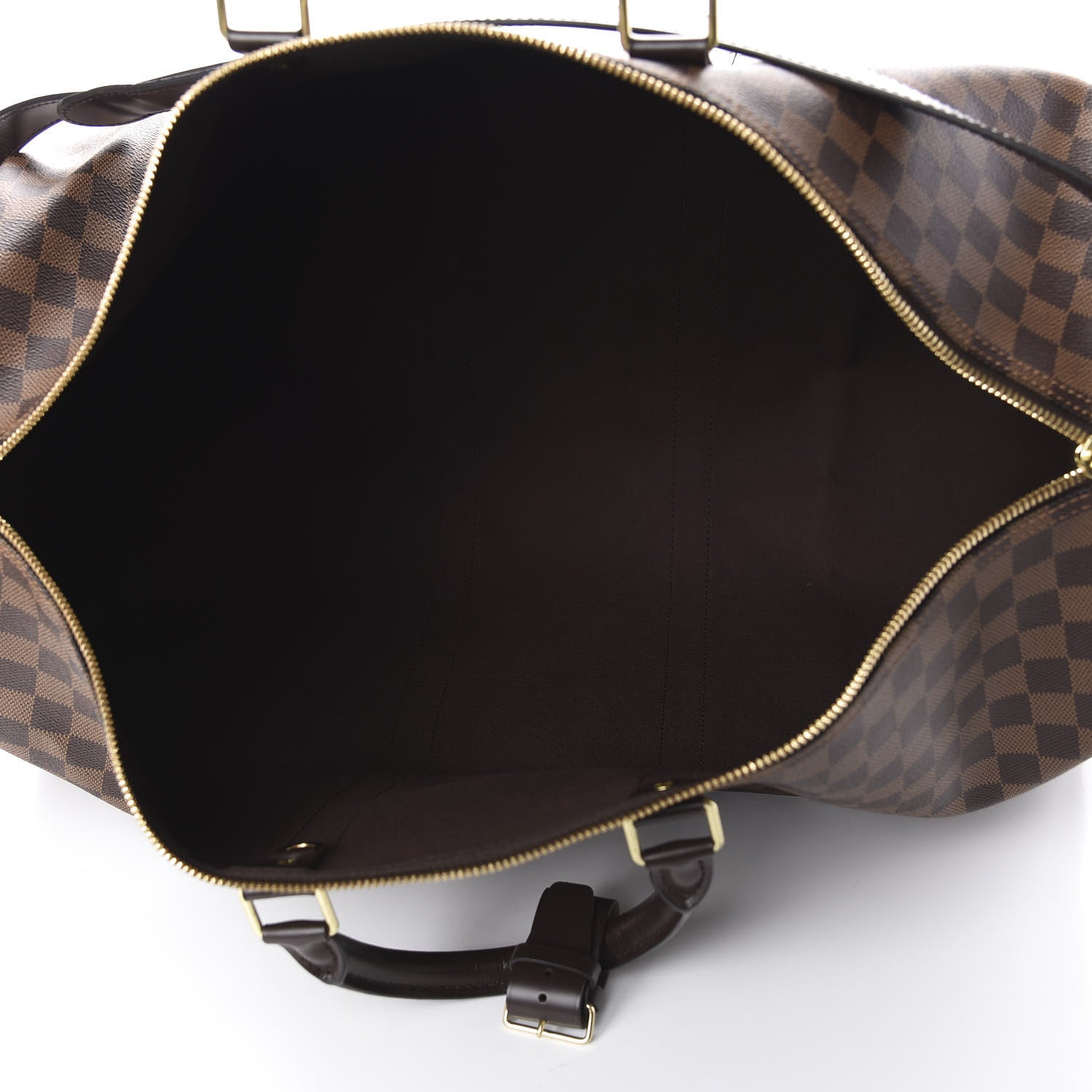 Louis Vuitton Damier Ebene Keepall Bandouliere 55 5 of 9