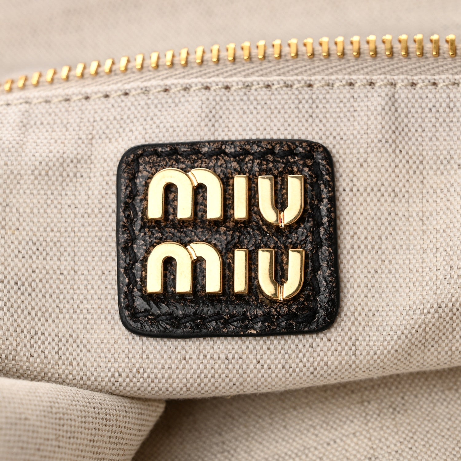 Miu Miu Nappa Ivy Bag Sand Coffee 6 of 10
