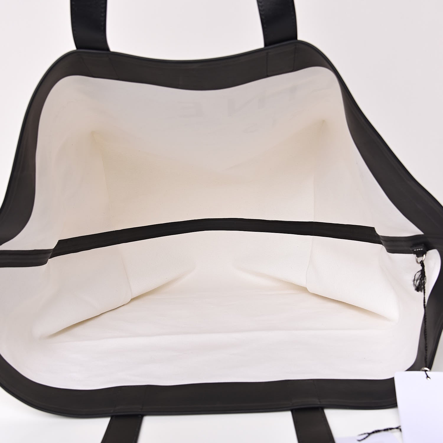 Celine Textile Medium Made In Tote Black White 6 of 9