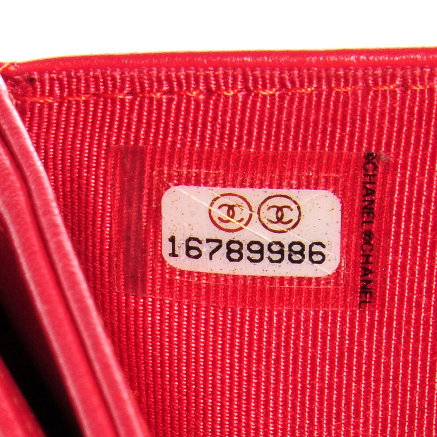 Chanel Patent Quilted CC French Wallet Dark Pink 7 of 8