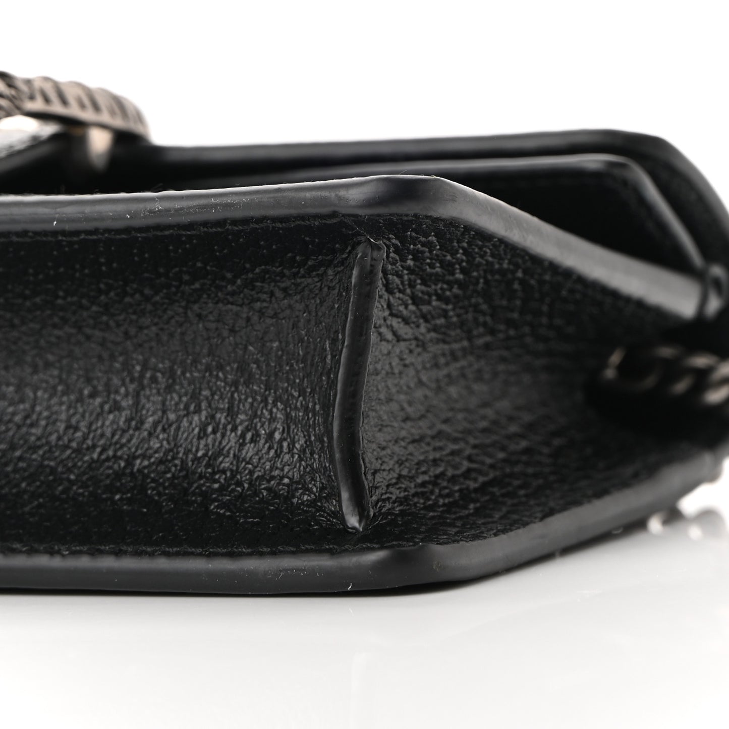 Jacquard Black Denim GG Monogram Super Mini Dionysus Shoulder Bag Black Ivory