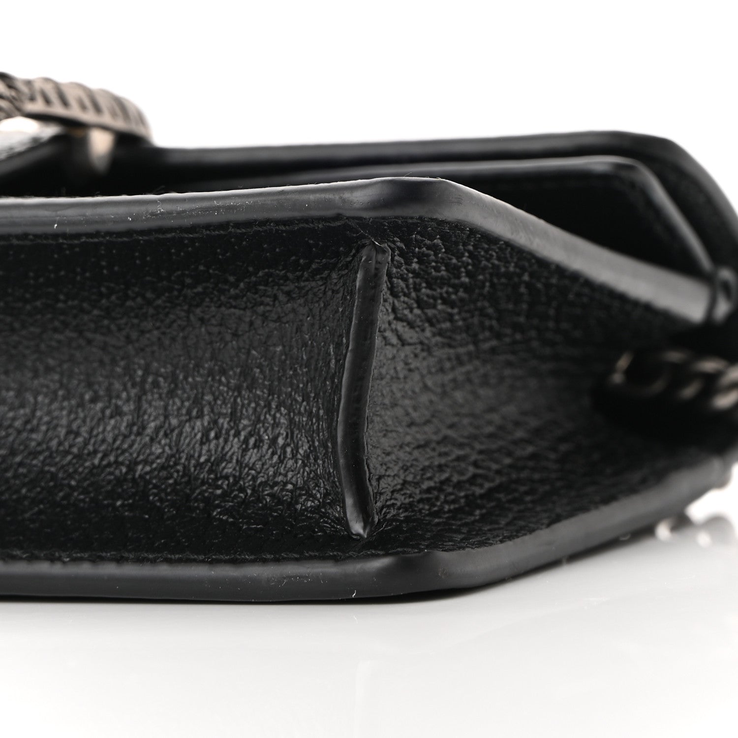 Gucci Jacquard Black Denim GG Monogram Super Mini Dionysus Shoulder Bag Black Ivory 9 of 9