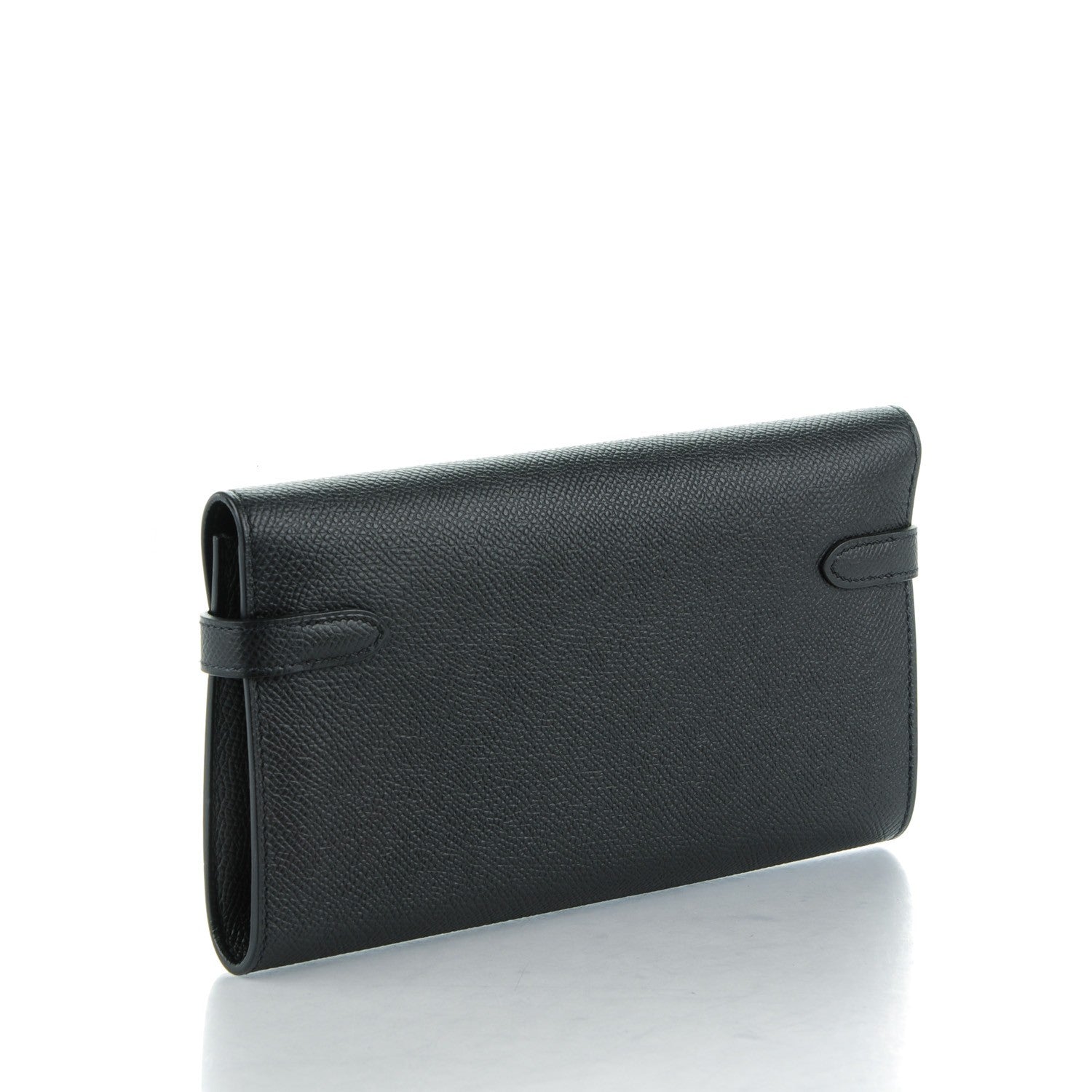 Hermes Epsom Kelly Longue Wallet Black 3 of 13