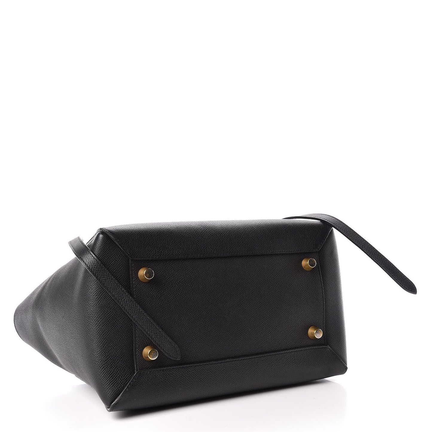 Grained Calfskin Mini Belt Bag Black