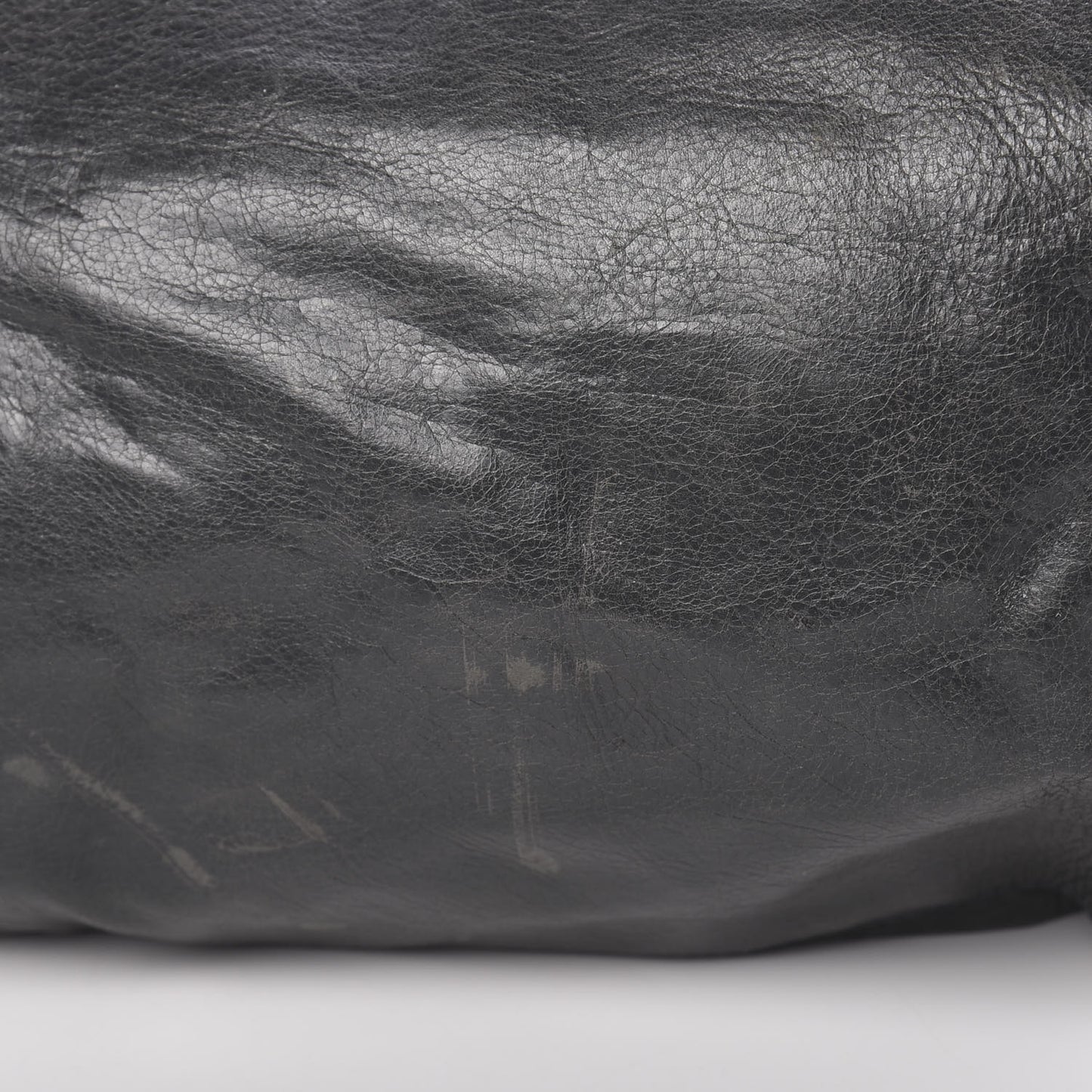 Agneau Classic Hardware Small Squash Duffel Bag Anthracite