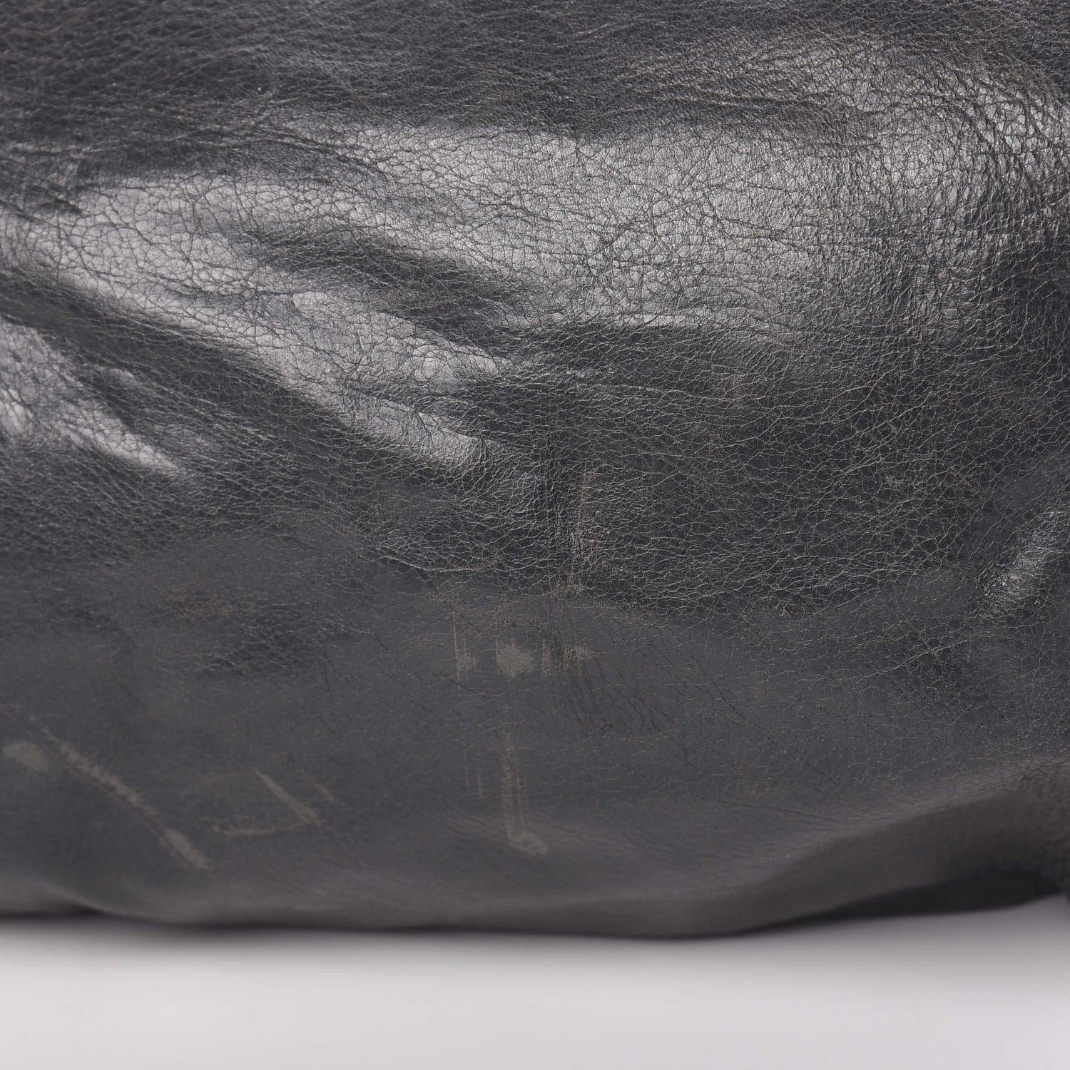 Balenciaga Agneau Classic Hardware Small Squash Duffel Bag Anthracite 16 of 24