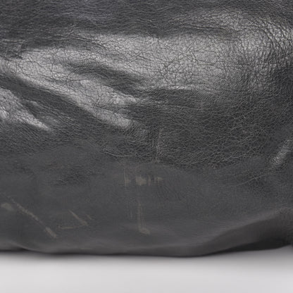 Balenciaga Agneau Classic Hardware Small Squash Duffel Bag Anthracite 16 of 24