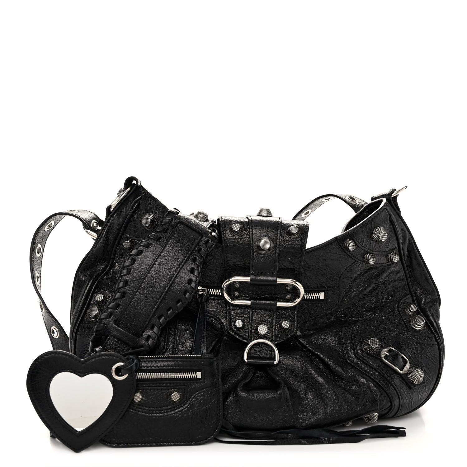 Balenciaga Agneau Arena Medium Le Cagole Shoulder Bag Black 1 of 18
