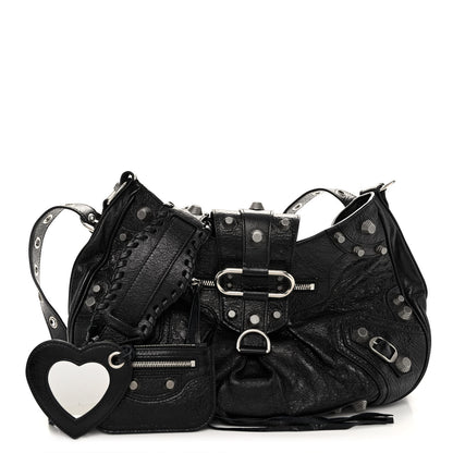 Balenciaga Agneau Arena Medium Le Cagole Shoulder Bag Black 1 of 18