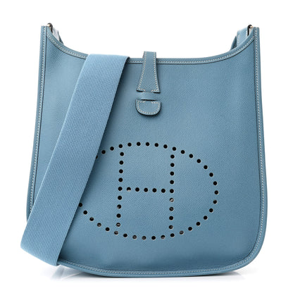 Hermes Epsom Evelyne PM Blue Jean 1 of 13