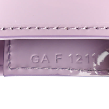 Givenchy Patent Padded Small Cut Out Shoulder Bag Lilac 7 of 10