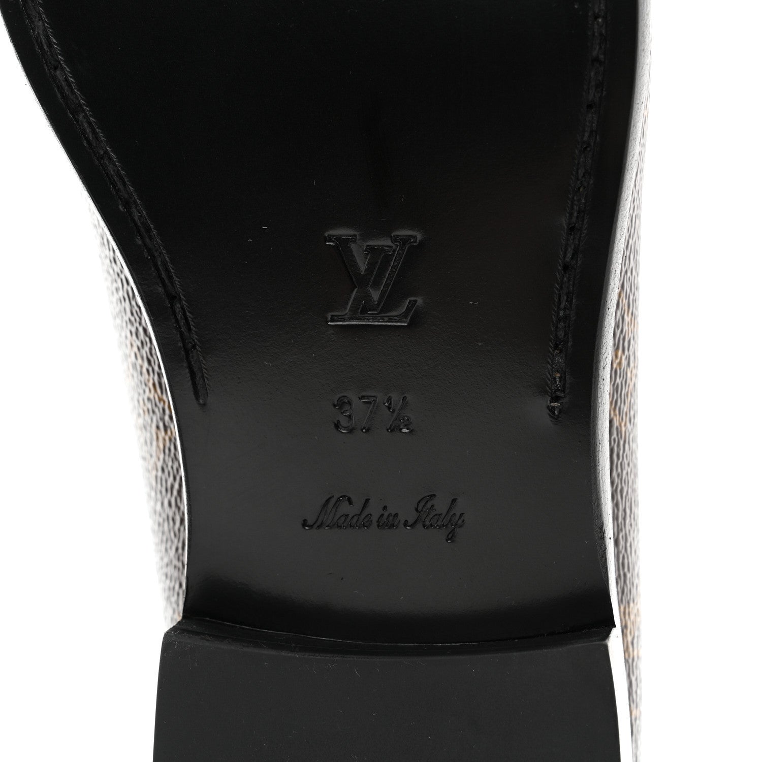 Louis Vuitton Monogram Chess Flat Loafer 37.5 7 of 8