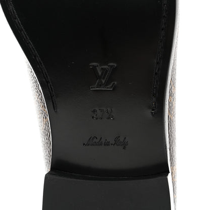 Louis Vuitton Monogram Chess Flat Loafer 37.5 7 of 8