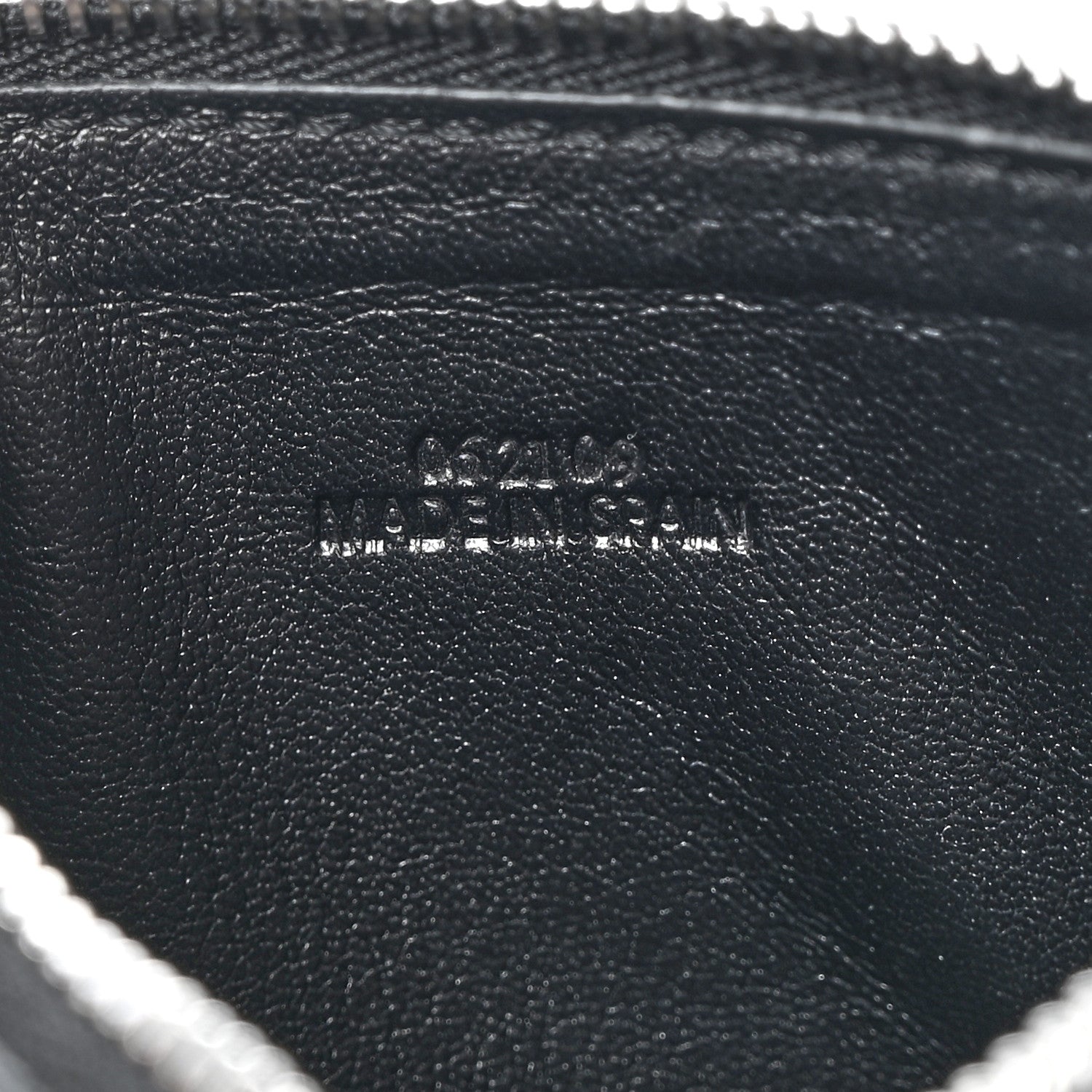Loewe Soft Grained Calfskin Coin Card Holder Black 7 of 13