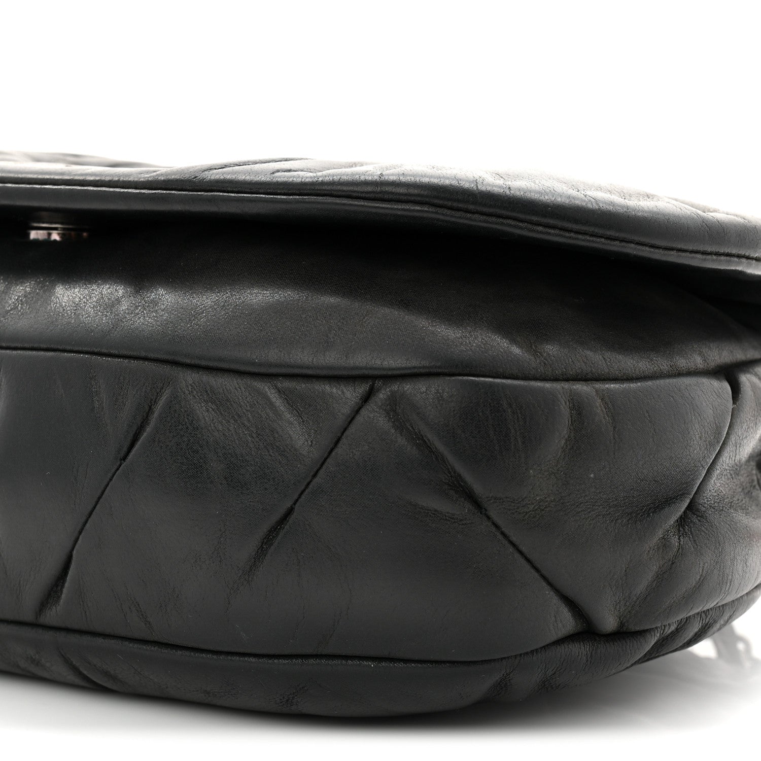 Chanel Iridescent Calfskin Glint Flap Black 10 of 10