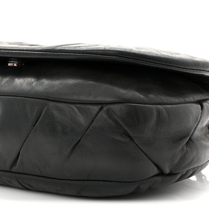 Chanel Iridescent Calfskin Glint Flap Black 10 of 10