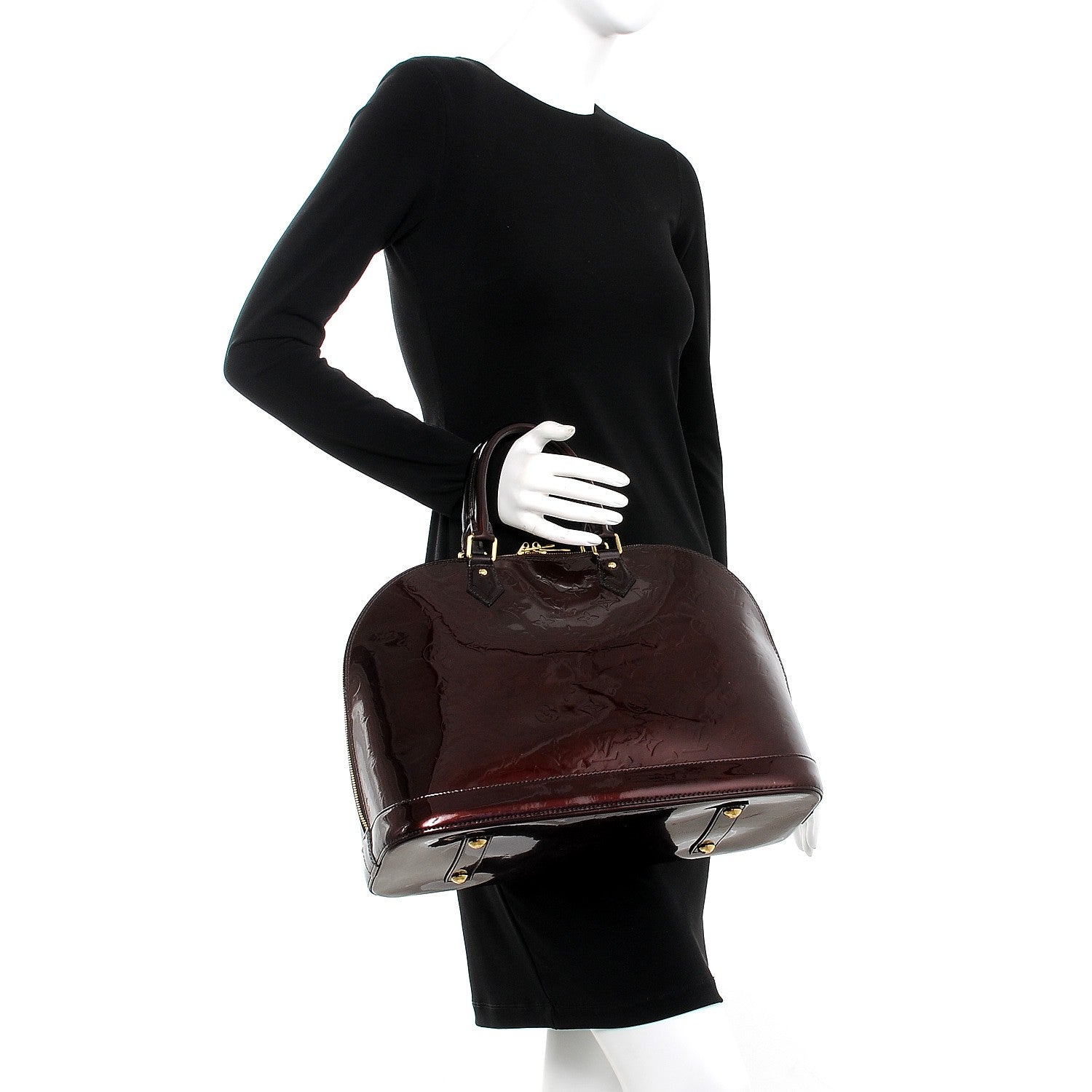 Louis Vuitton Vernis Alma GM Amarante 2 of 7