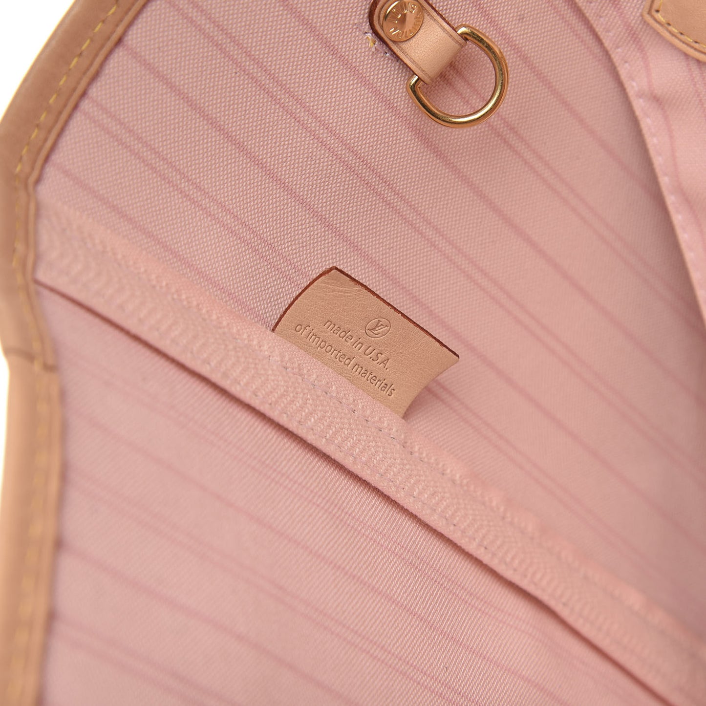 Damier Azur Neo Neverfull MM Rose Ballerine