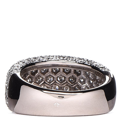 Cartier 18K White Gold Diamond Nouvelle Vague Dome Ring 52 6 4 of 5