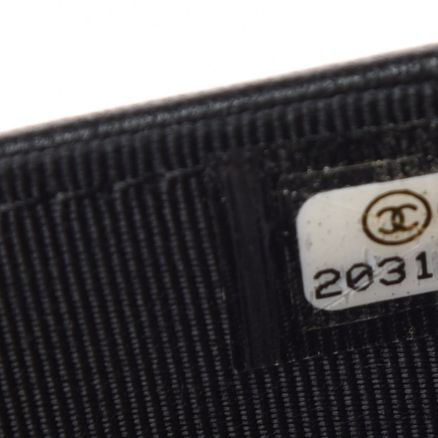 Lambskin Quilted Wallet On Chain WOC Black