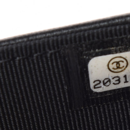 Chanel Lambskin Quilted Wallet On Chain WOC Black 10 of 11