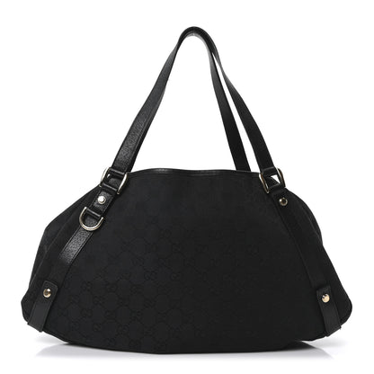 Gucci Monogram Medium Abbey Shoulder Bag Black 1 of 10