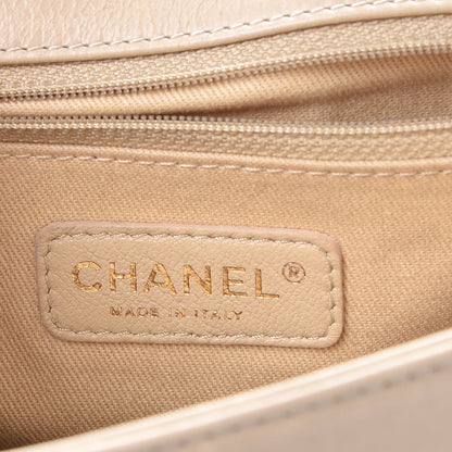 Chanel Calfskin Quilted Large Boy Flap Beige 6 of 19