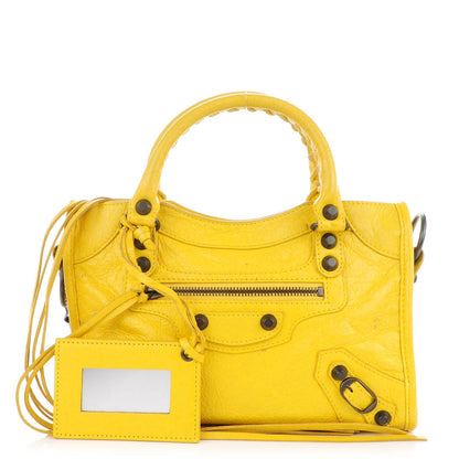 Balenciaga Agneau Classic Hardware Mini City Curry 1 of 7
