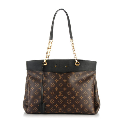Louis Vuitton Monogram Pallas Shopper Black 1 of 8