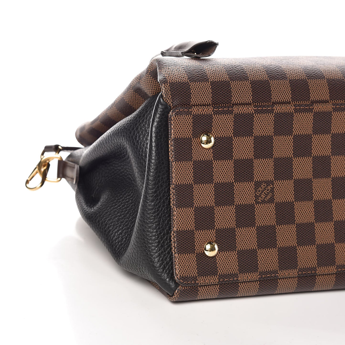 Cuir Taurillon Damier Ebene Normandy Black