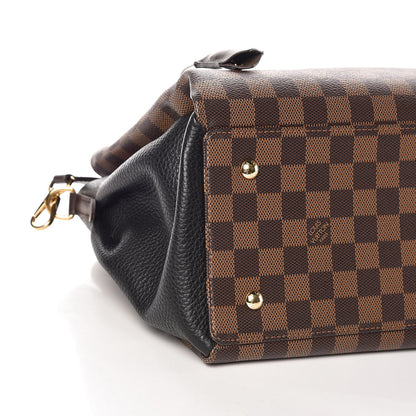 Louis Vuitton Cuir Taurillon Damier Ebene Normandy Black 5 of 9